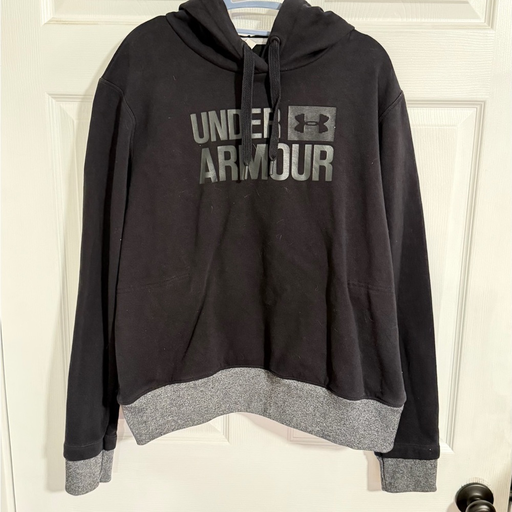 Under Armour Black and Gray Hoodie